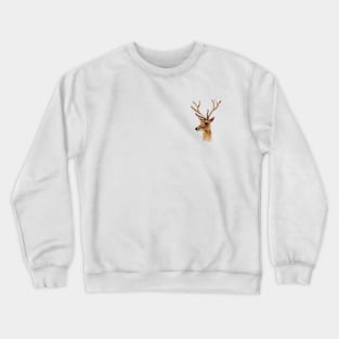 deer painting Crewneck Sweatshirt